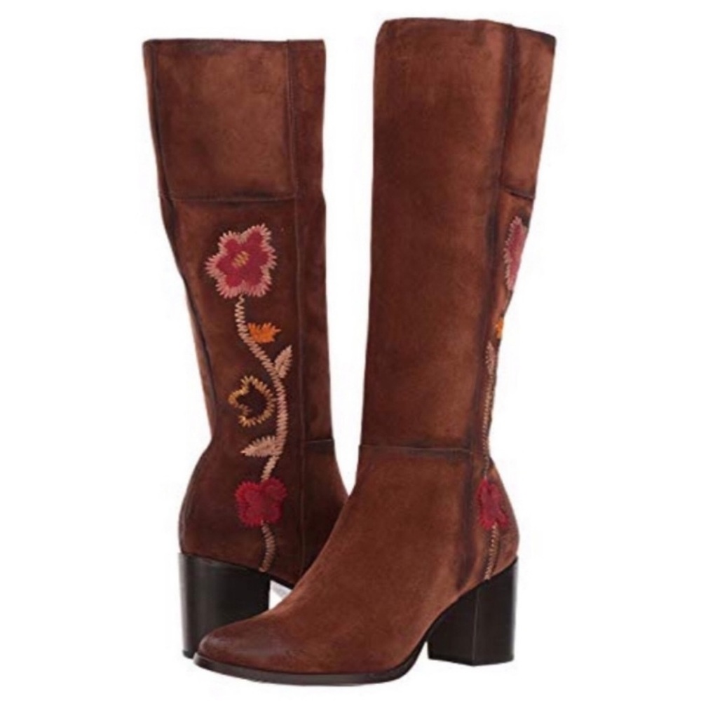 Frye nova flower suede boots - Picture 2 of 9